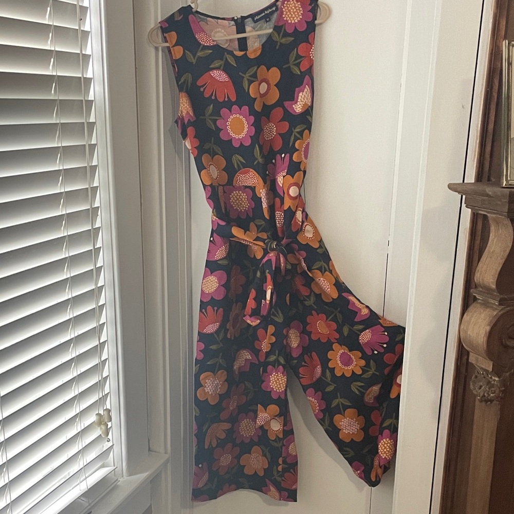 Princess Highway wide leg floral mid length jumpsuit